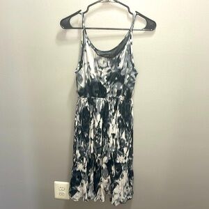 Miss Me MM Couture Women's Tie Dye Black White Chiffon Dress Size S